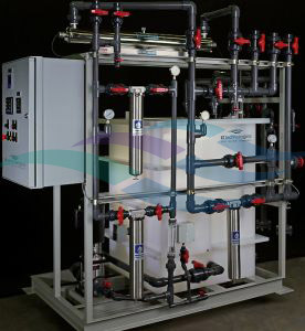 Custom DI city water make and recycle systems