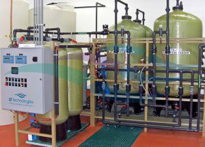 50 gpm ion exchange rinse water recycle system